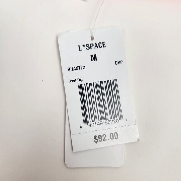 L*Space Axel Bikini Top in Pink One Shoulder Size Medium NWT - Picture 4 of 4